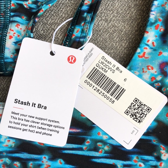 NWT! / LULULEMON - Stash It Bra - Quick Start Multi - Picture 5 of 5